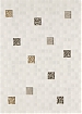 Квадро белый декор Мозаика настенный, 25x35