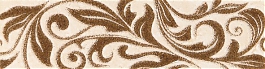 Рашель коричневый настенный бордюр, 25x6,5