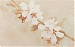 Сакура коричневый декор настенный 01, 25x40