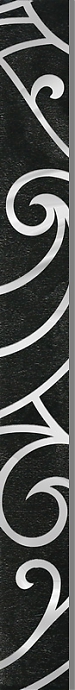 PRIME black 02, бордюр вертикальный, 6.5х60