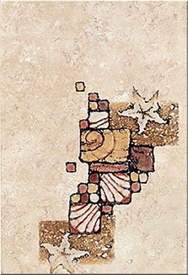 Ареналь, Рифы ВС7РФ404, декор настенный, 24.9x36.4