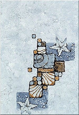 Ареналь, Рифы  ВС7РФ606,  декор настенный, 24.9x36.4